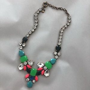 J. Crew Crystal Statement Necklace